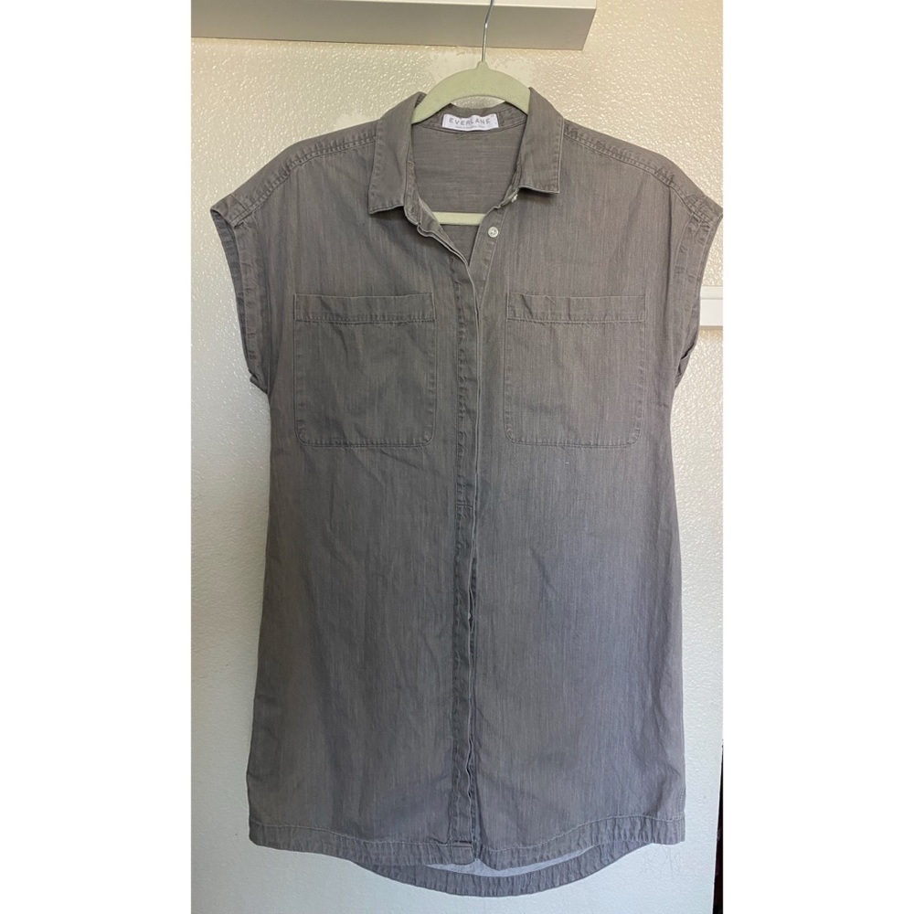 Everlane grey shirt/dress